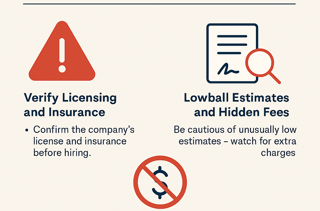 Red Flags to Watch Out For: Avoiding Moving Company Scams